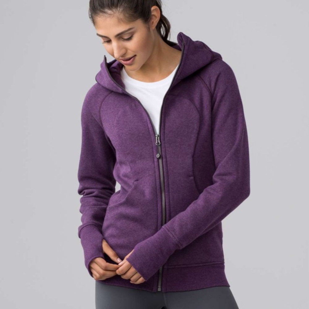 Scuba Hoodie III Heathered Darkest Magenta 6